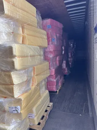 Descarga de contenedores