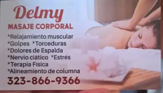 Sobadora y terapista Delmy