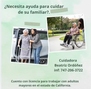 Servicios de Cuidado Profesional en adultos mayores