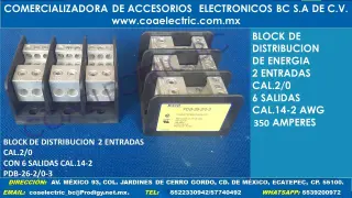 Barras Neutras para Tierra Física