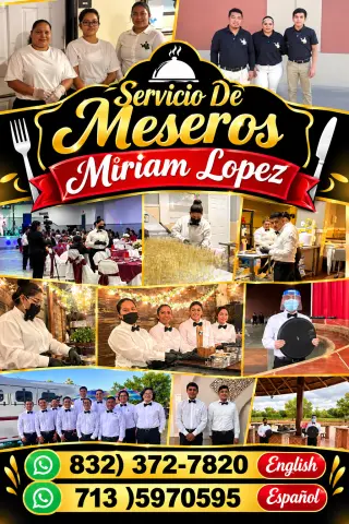 Servicio De Meseros y Banquetes de Comida