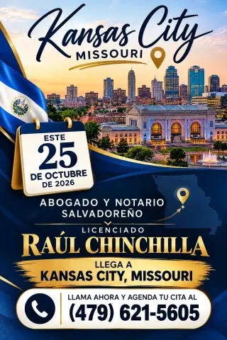 ABOGADO Y NOTARIO DE EL SALVADOR EN KANSAS CITY, MISSOURI