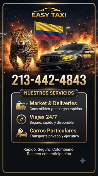 Servicio de Taxi Colombiano Confiable - EasyTaxi