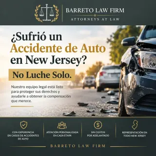 Abogada de Accidentes en Nueva Jersey – Consulta Gratis | Barreto Law Firm