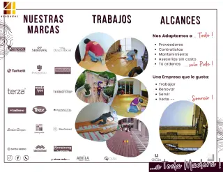 Pisos Laminados, Vinílicos, Alfombra, desde un Metro, de Cuatro Acabados, 4akva2