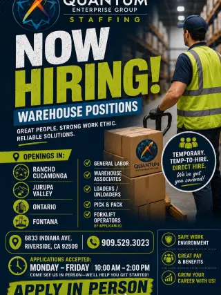 Now Hiring all shifts !