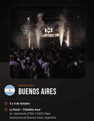 Venite a la Cumbre Millonarios Conscientes 2026 Argentina