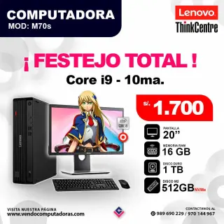 PC Lenovo Thinkcentre core i9 - 10ma.