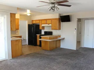 3 spacious bedrooms & 2 full baths.