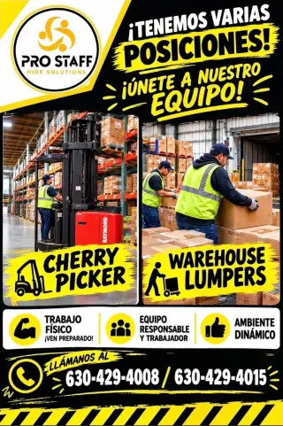 Oportunidades Laborales: Posiciones en Almacén Disponibles