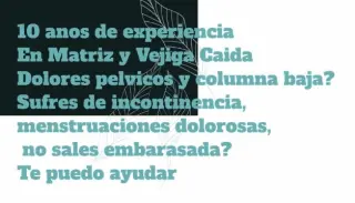 Sobadora Matriz y Vejiga caida