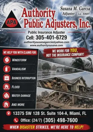 Authority Public Adjuster