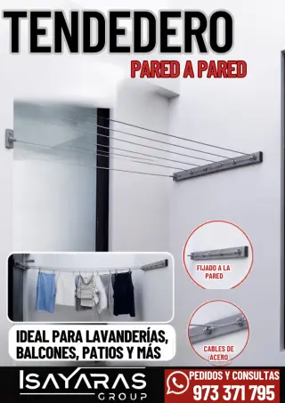 TENDEDERO ABATIBLE – PRÁCTICO Y RESISTENTE- ISAYARAS GROUP
