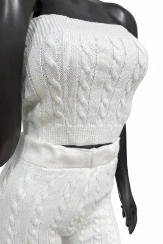 Conjunto Elegante de 2 Piezas Tejido – ¡Perfecto para Cualquier Ocasión!
