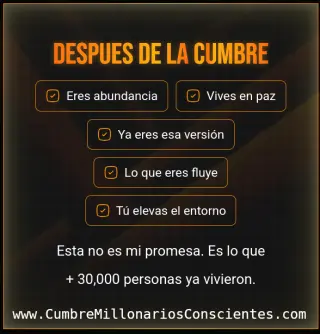Ven a la Cumbre Millonarios Conscientes 2026 Naucalpan