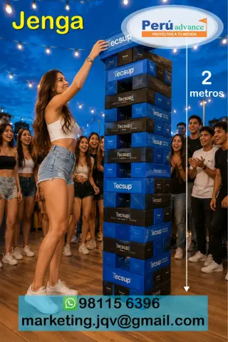 Juego de Jenga de Espuma
