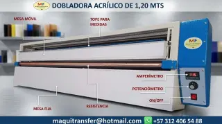 Dobladora Acrílica Profesional de 1.20 M