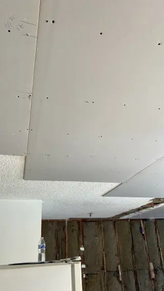 Drywall y teipin finishing