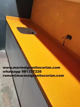 Cuarzo amarillo estelar para tableros de cocinas, baños, counters, paredes