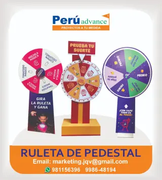 RULETA DE PEDESTAL