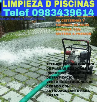 Limpieza de cisternas Tumbaco teléf 0987058464