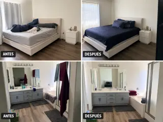 Renovación del Hogar Antes y Después