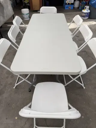 Party Table with Chairs for Rent