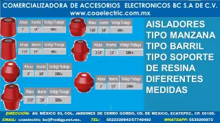 Insulators for Electrical Applications - Various Sizes