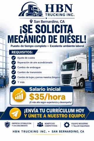 Mecánico de Diésel - Diesel Mechanic