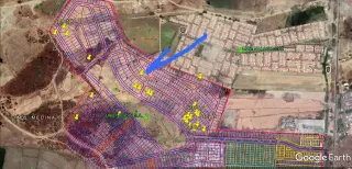 VENTA DE TERRENO  290,00 m2-Via Puntilla-Salitre.Contiguo a Malaga II