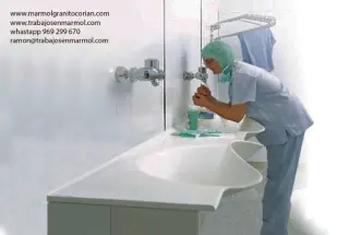 Corian en hospitales, centros de salud, consultorios dentales