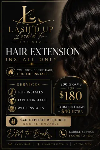 Lash’d Up Lock’d In Studio Hair Extensions