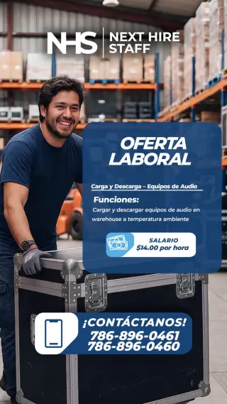 BUSCAMOS MUJERES Y HOMBRES CON EXPERENCIA EN WAREHOUSES