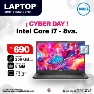 Laptop Dell Latitude 7300 core i7 - 8va.