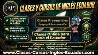 Clases de Inglés Guayaquil Profesor de Inglés Guayaquil Samborondón a Domicilio