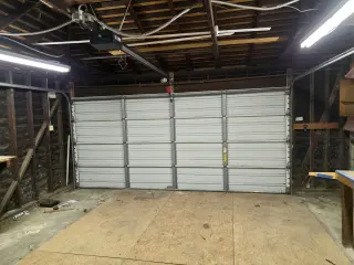 Clopay Commercial Residential Roll up Two car garage door