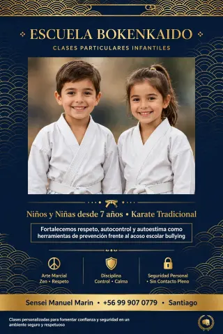 Clases de artes marciales y defensa personal formativas no competencias