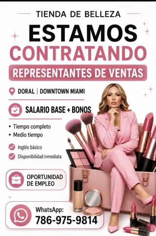 ¡Únete a Nuestro Equipo de Belleza - Posiciones a Tiempo Completo!