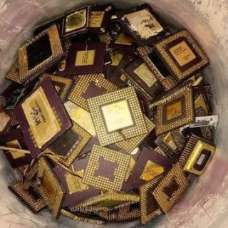 Lote de Procesadores de Computadora Vintage