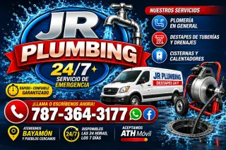 Servicios de Plomería 24/7 - JR Plumbing
