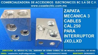 ZAPATA PARA INTERRUPTOR TERMOMAGNETICO COMPATIBLE CON  JXD Y LXD