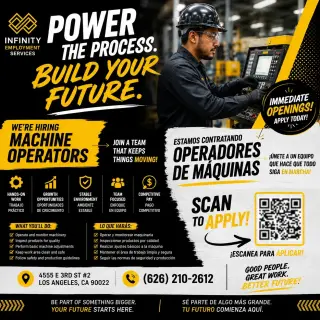 ⚙️ MACHINE OPERATORS | OPERADORES DE MÁQUINAS ⚙️
