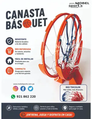 MINI CANASTA DE BASQUET - ¡Diversión para Todas las Edades!