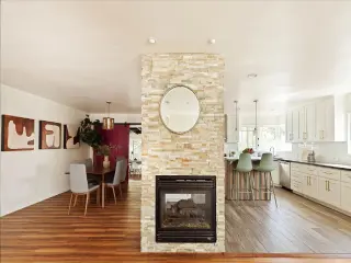 Updated kitchen super hardwood floors home