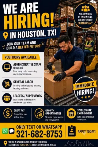 Oportunidades de Empleo en Houston, TX