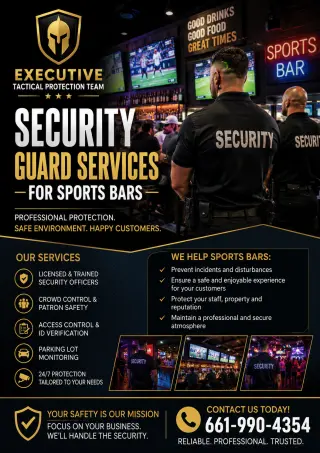 Private security guard services