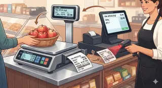 Caja registradora electrónica NTEP & bascula digital impresora NTEP