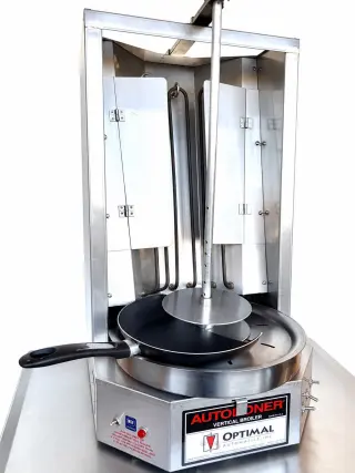 NUEVO Optimal Automatics Autodoner 3PE Asador Eléctrico para Gyro 240V