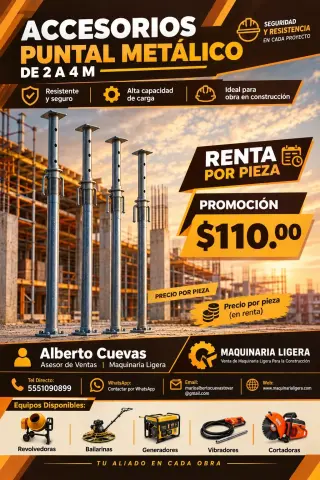 VENTA Y RENTA DE MAQUINARIA LIGERA PARA CONTRUCCION
