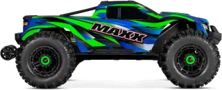 Traxxas Maxx Wide Green 1:10 RC Model Car Monster Truck 4WD RTR 2.4GHz